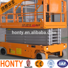 8m electric mini outdoor scissor lift /battery powered scissor lift platform